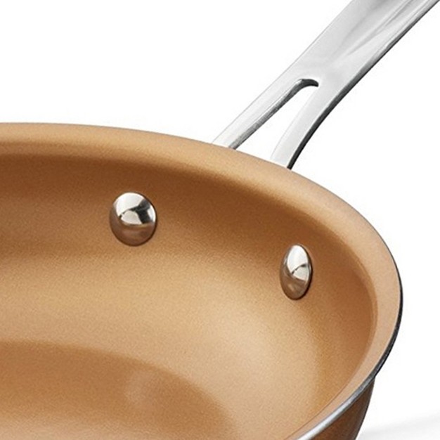 Brentwood 10in Induction Copper Frying Pan Set