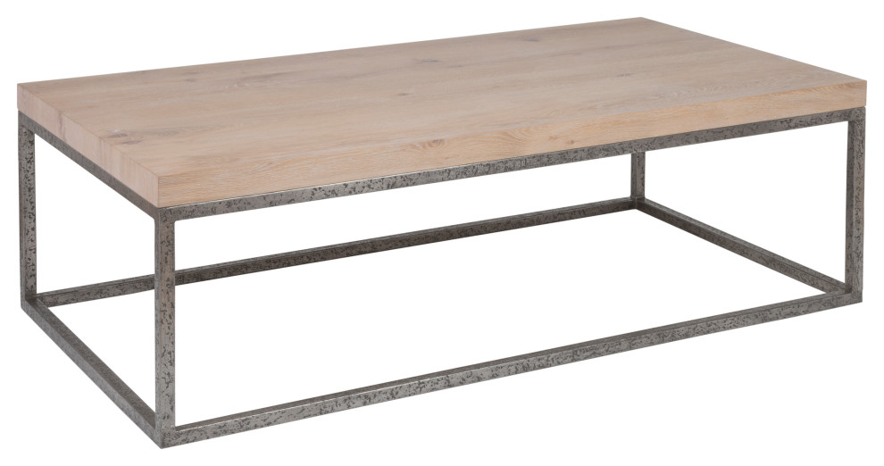 Foray Rectangular Cocktail Table   Industrial   Coffee Tables   by HedgeApple  Houzz