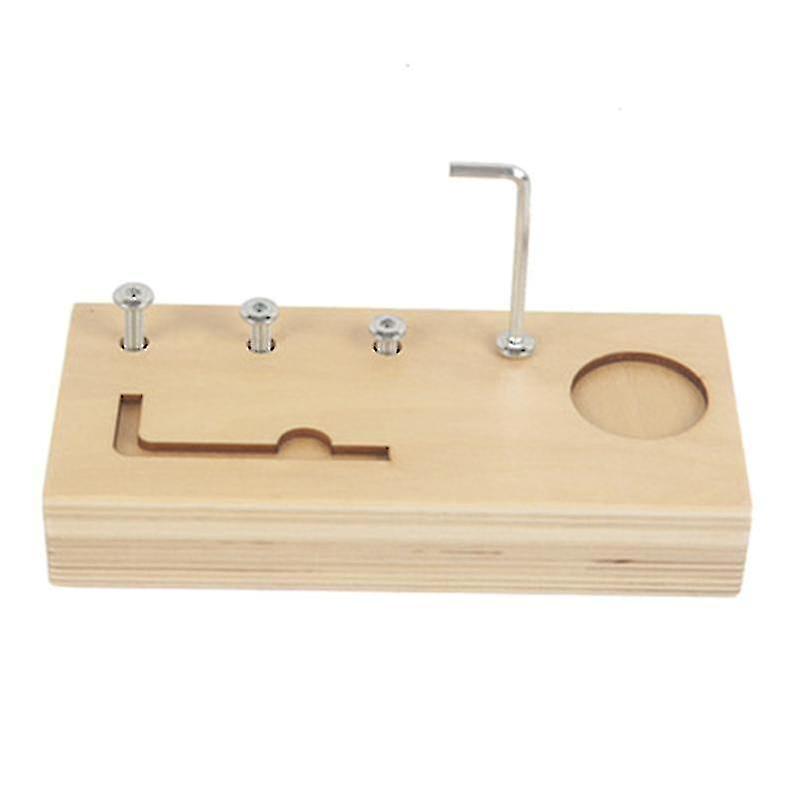 Wooden Screw Driver Board Basic Skills Bead Game Nuts Screw Set Gifts For Child Screwdriver Board T