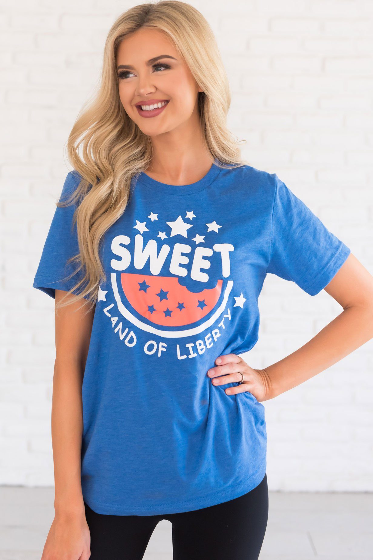 Watermelon Sweet Land of Liberty Tee