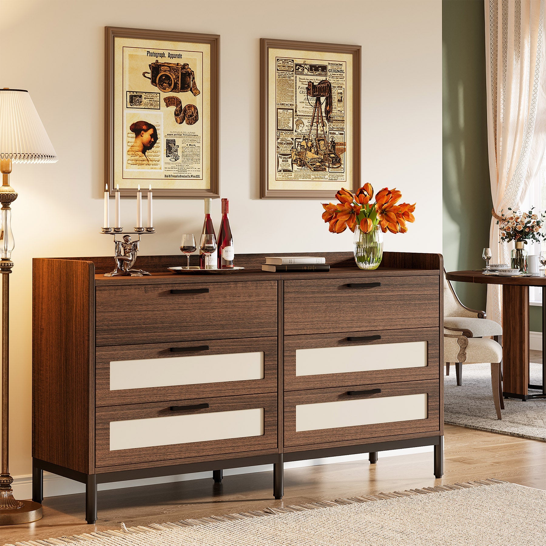 6-Drawer Dresser, 55