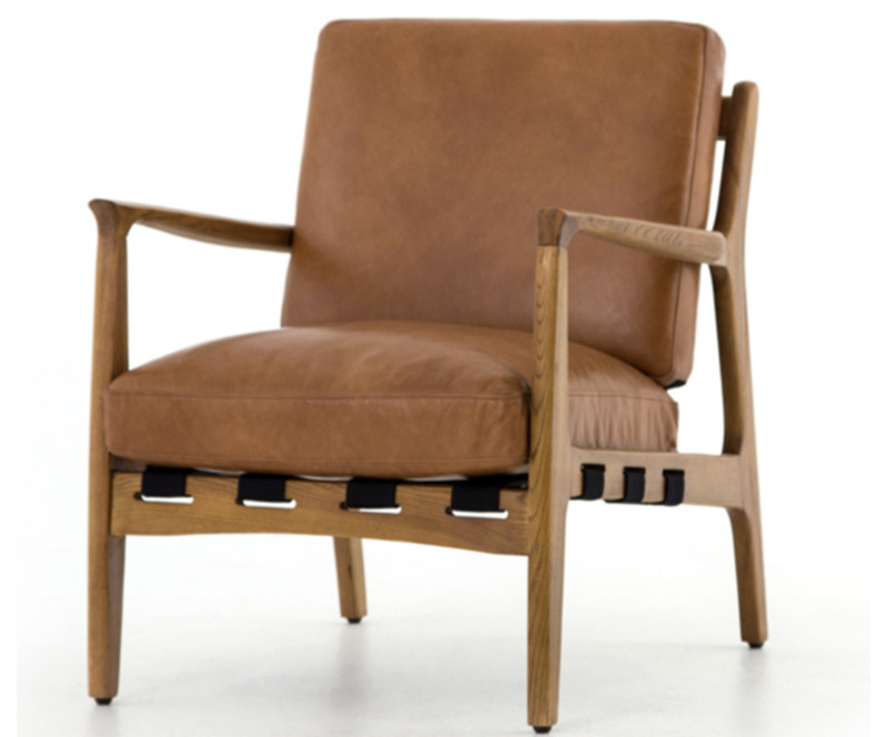 Serena Lounge Chair   Midcentury   Armchairs And Accent Chairs   by Marco Polo Imports  Houzz