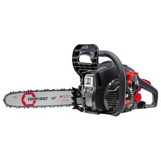 Troy-Bilt XP 14 in. 42cc 2-Cycle Lightweight Gas Chainsaw with Adjustable Automatic Chain Oiler and Heavy-Duty Carry Case TB4214C XP