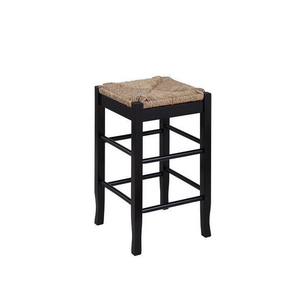 SQ Rush Backless Wood 24-inch Counter Stool