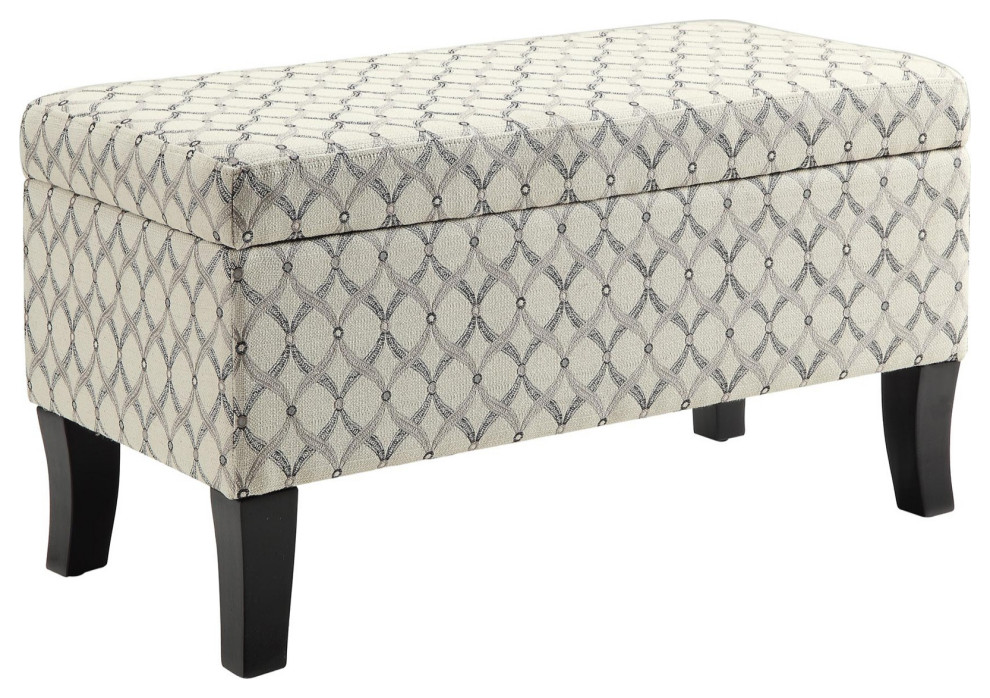 Designs4Comfort Winslow Storage Ottoman   Transitional   Footstools And Ottomans   by Homesquare  Houzz