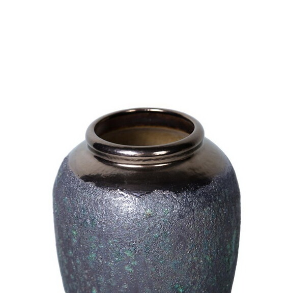 Vintage Smoke Ceramic Vase 7D x 12H   Artisanal ...