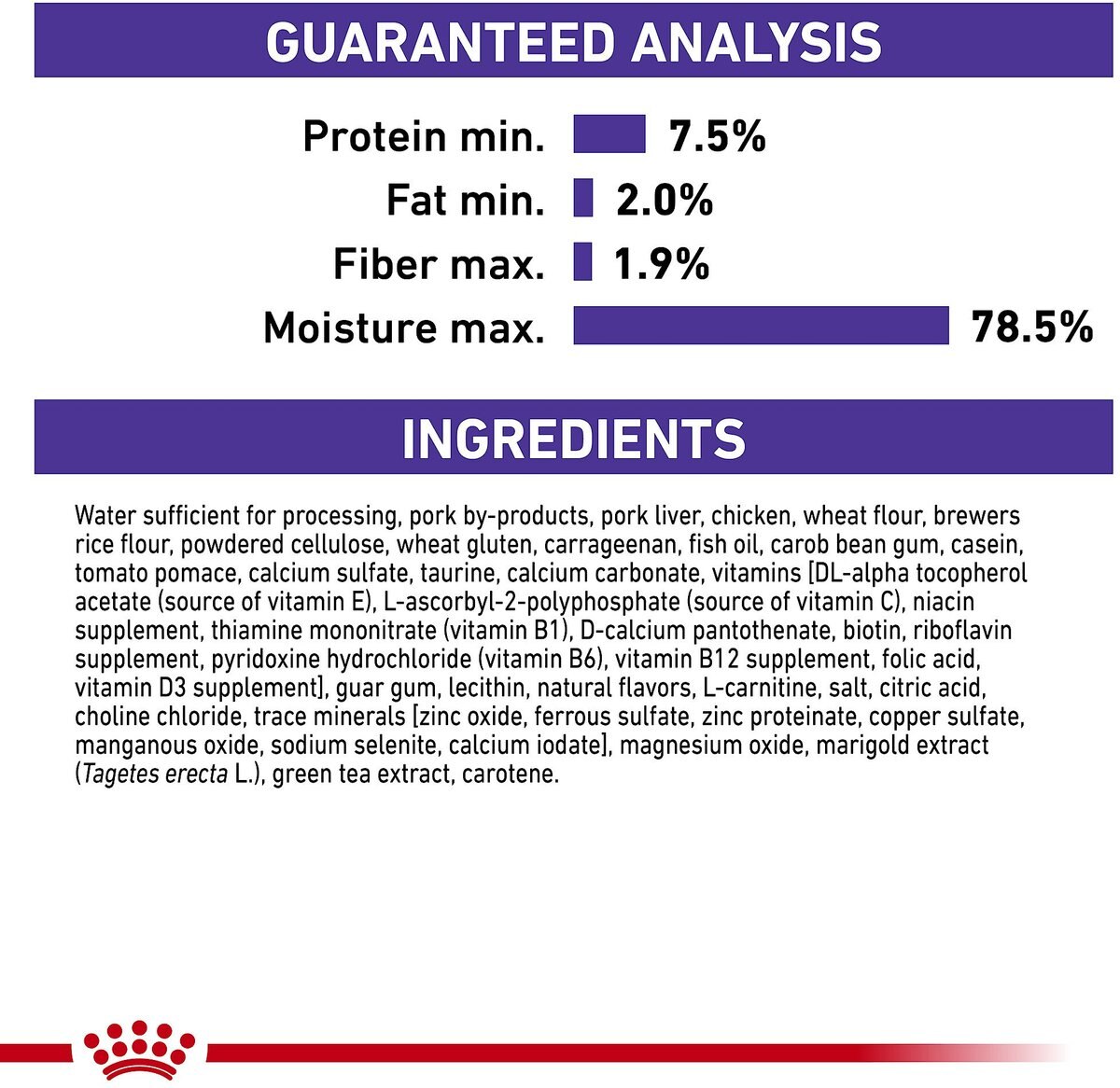 Royal Canin Veterinary Diet Adult Mature Consult Loaf in Sauce Canned Dog Food