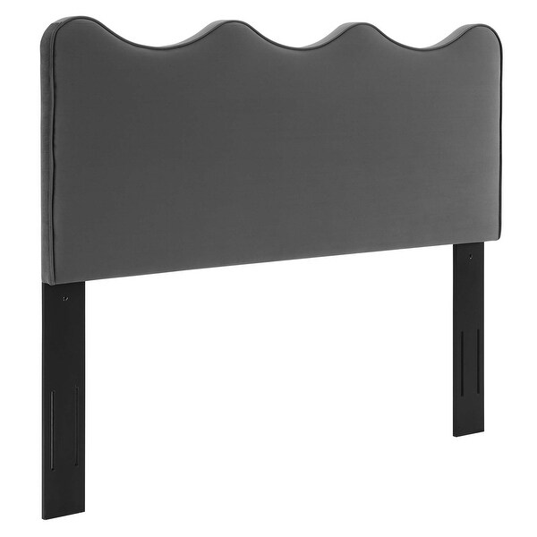 Athena Performance Velvet Twin Headboard - - 33937076