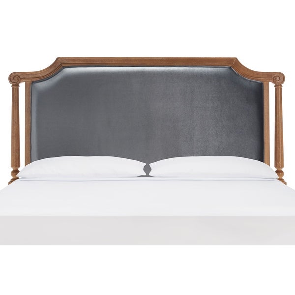 SAFAVIEH Hudson Upholstered Rustic Oak Headboard - - 35415120