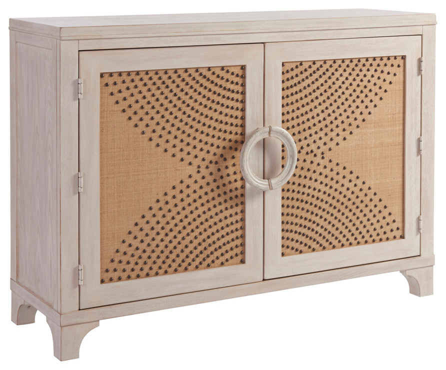 Lido Isle Nailhead Hall Chest   Beach Style   Accent Chests And Cabinets   by HedgeApple  Houzz