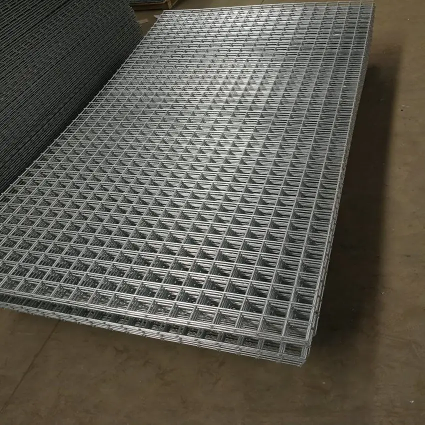 Factory supply price 100x100mm zinc galvanized welded wire mesh sheet wire mesh fence panels