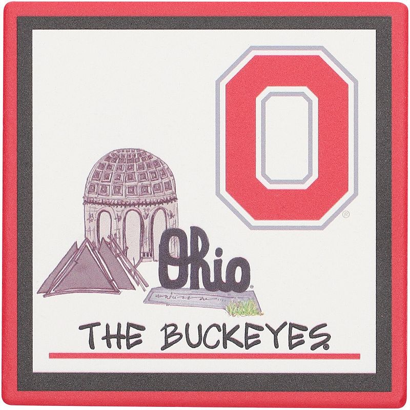 Ohio State Buckeyes Four-Pack Coaster Set