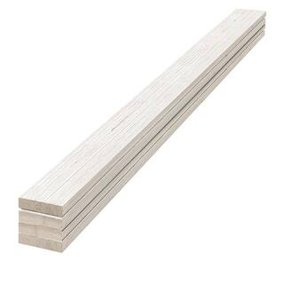 UFP-Edge 1 in. x 4 in. x 8 ft. Barn Wood White Pine Trim Board (4-Pack) 263275