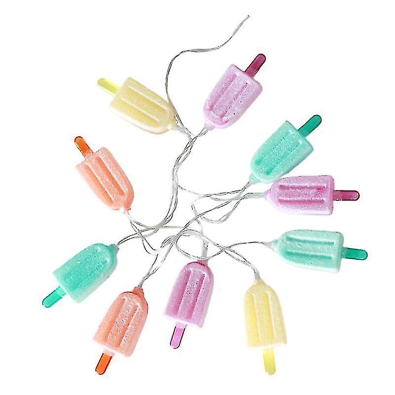 195x10cm Colorful Light Ropes Strings 1 Set Popsicle String Light Room Ornament Led String Lamp Ho