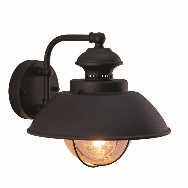 Vaxcel Harwich 1 Light Sconce Textured Black