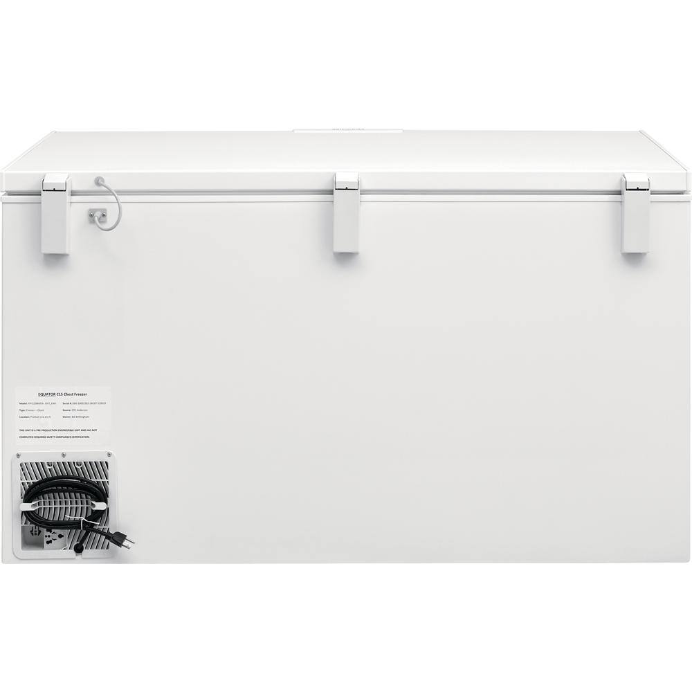 Frigidaire 14.8 cu. ft. Manual Defrost Chest Freezer with LED Light FFCL1542AW