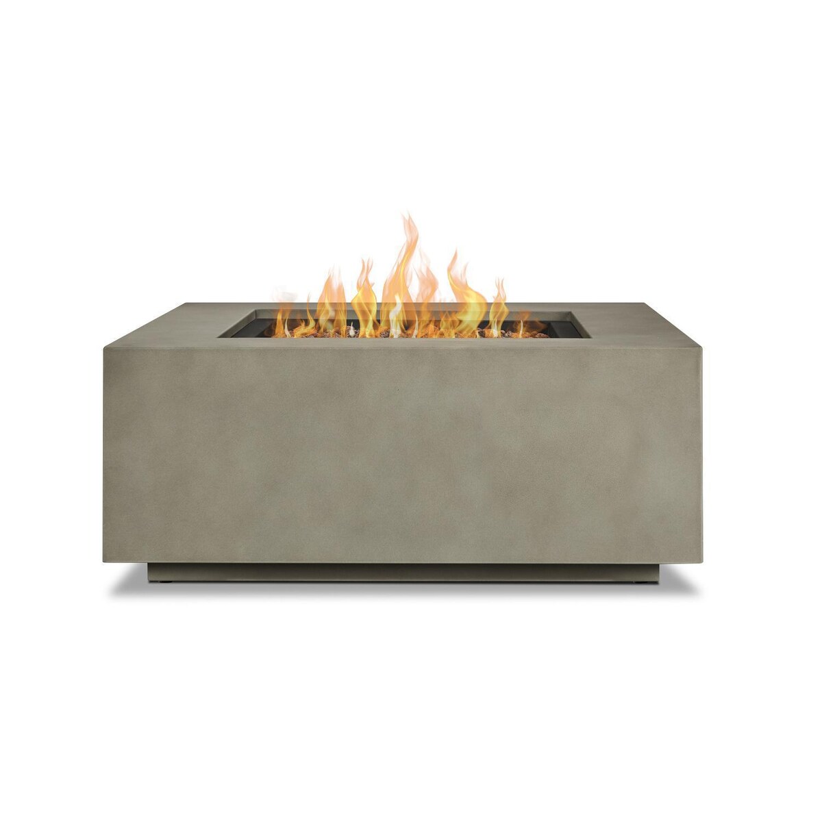 Lakeview Elysian 36-Inch Square Natural Gas Fire Table