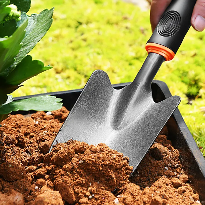 5 pieces transplanting trowel digger small plant out hand garden tools set