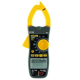 General Tools Heavy Duty Auto Ranging True RMS ACDC Clamp Meter with NCV Detection CM660