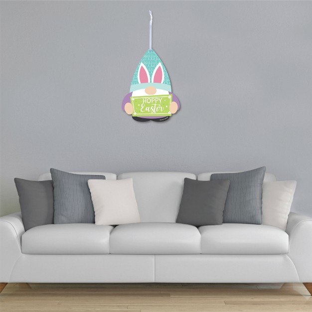 Big Dot Of Happiness Easter Gnomes Hanging Porch Spring Bunny Party Outdoor Decorations Front Door Decor 1 Piece Sign