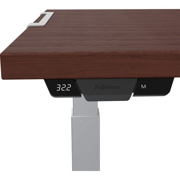 Fellowes High Pressure Laminate Desktop Mahogany - 72