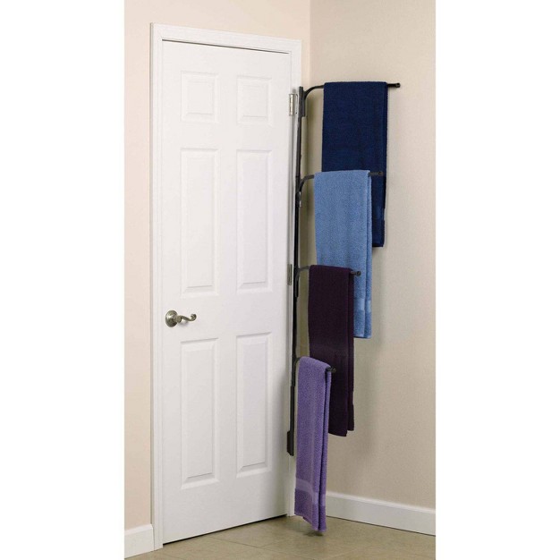 Household Essentials Hinge it Clutterbuster Drying Bars Black