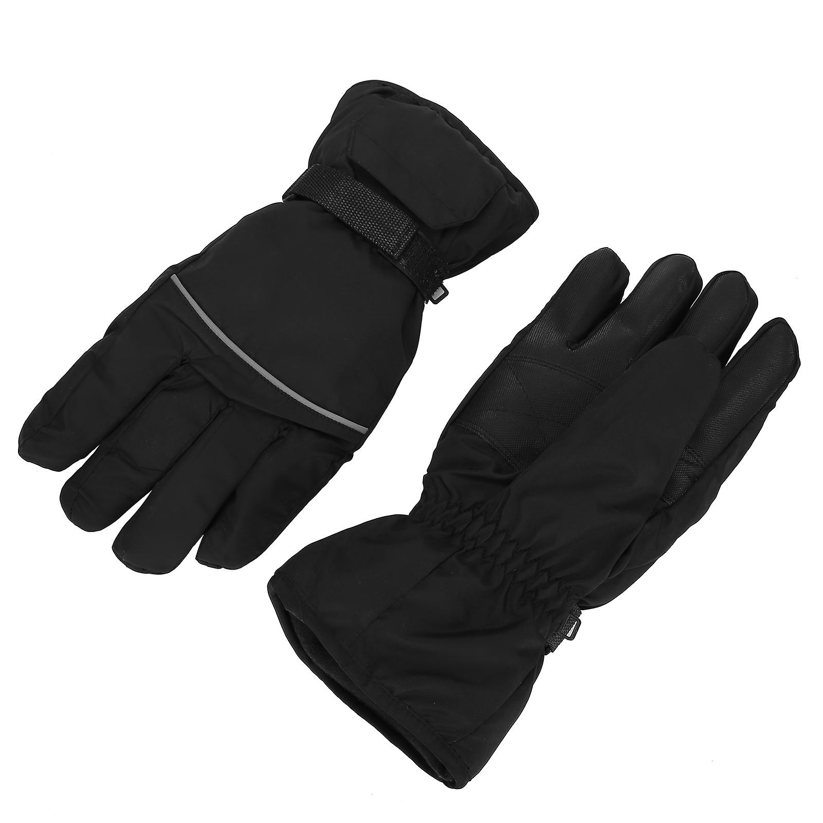 1 Pair Gloves Electric Heated Gloves Waterproof Windproof Heating Motorcycles Accessories