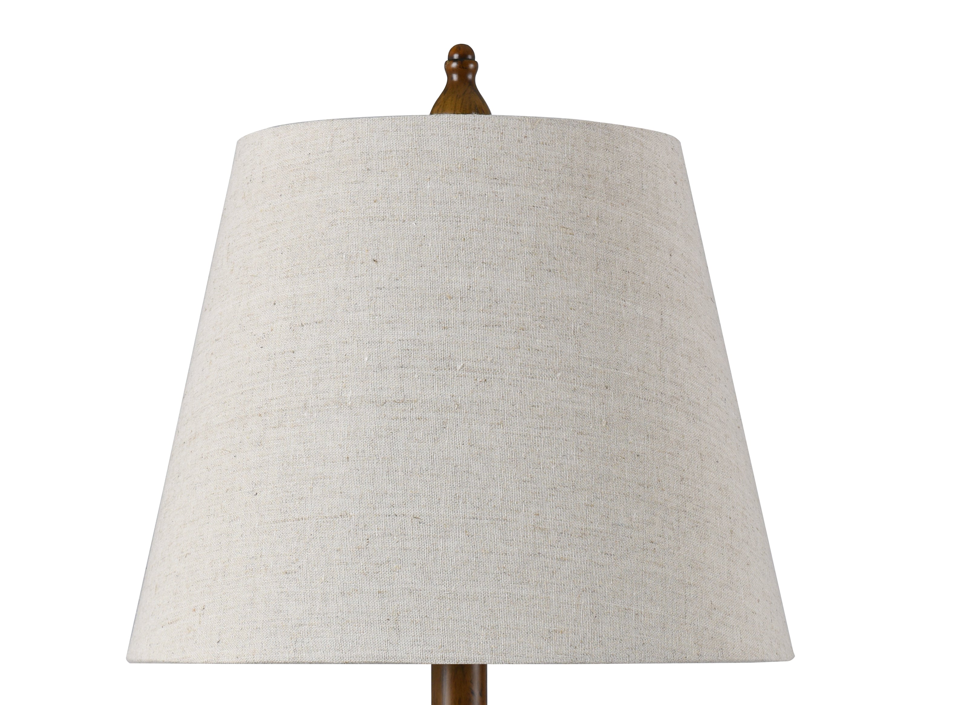 Marion Table Lamp - French Oak - Heathered Light Beige