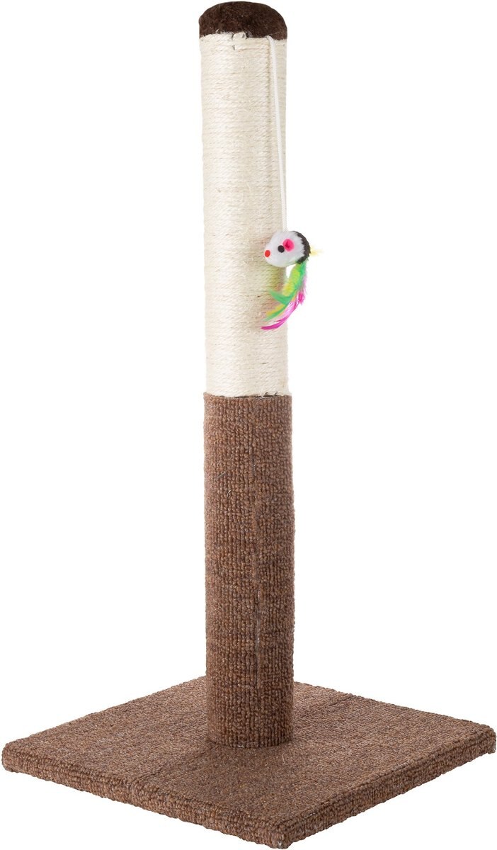 Pet Adobe 24.5-in Sisal Cat Scratching Post with Toy