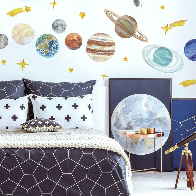 Planets Peel And Stick Giant Wall Decal Roommates