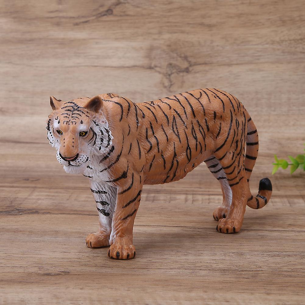 Large Size Children Emulational Zoo Animal Tiger Toys Plastic Wild Animal Doll