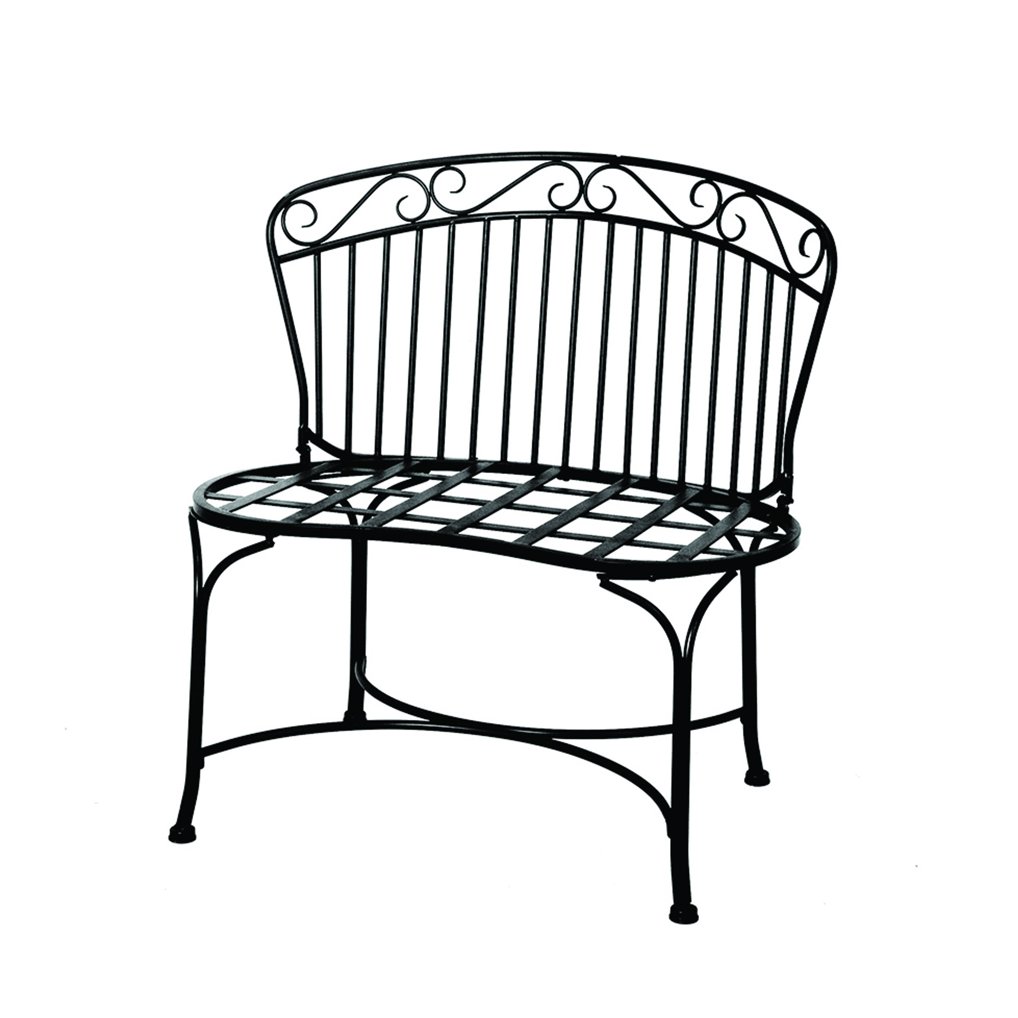 Deer Park Ironworks 32-in. Steel Imperial Garden Bench