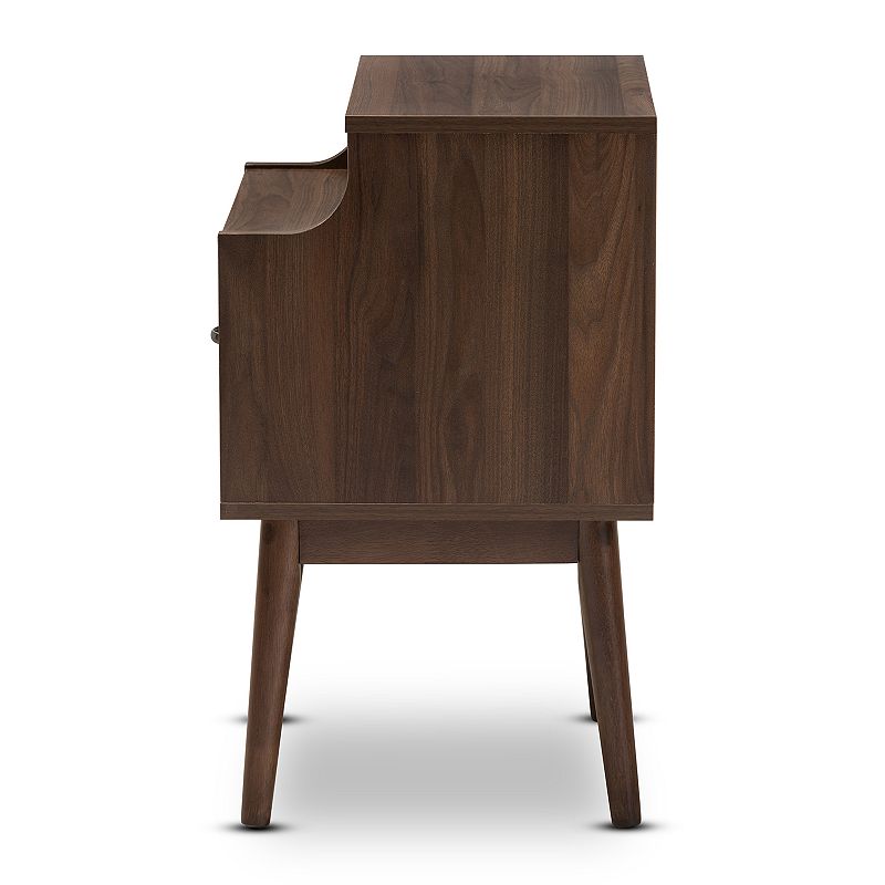 Baxton Studio Mid-Century Nightstand