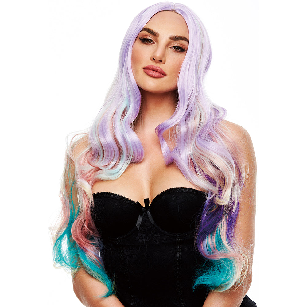 Ella Wig in Pastel Rainbow