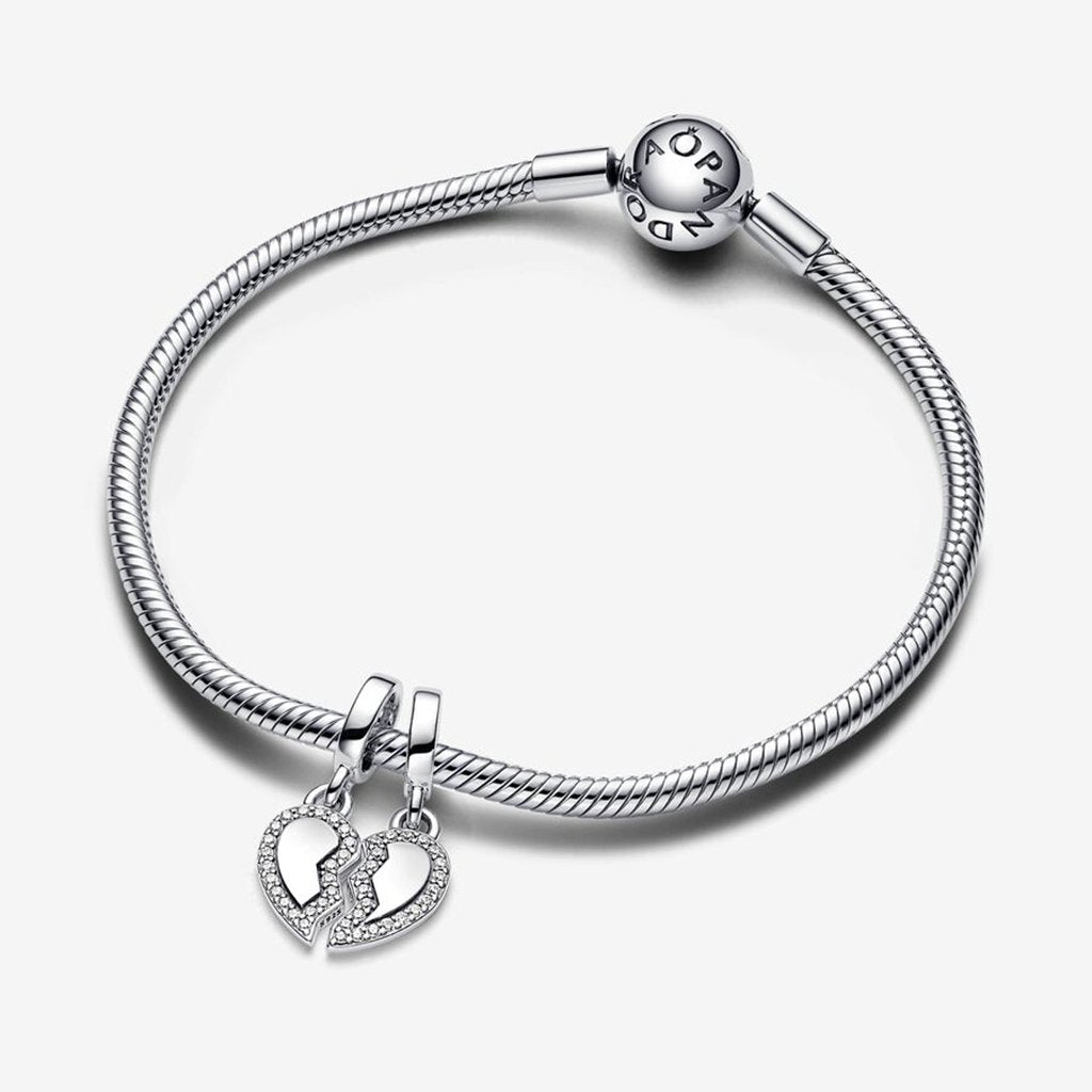 PANDORA  Friends Splittable Heart Dangle Charm