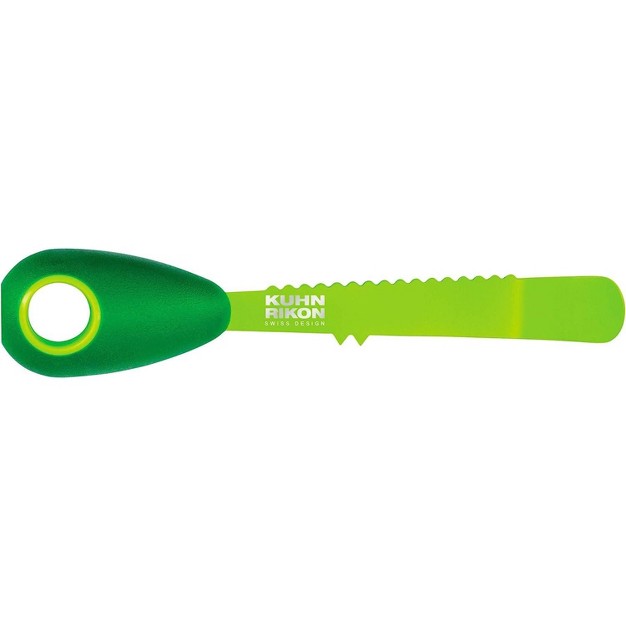 Kuhn Rikon 3 in 1 Avocado Knife With Non stick Coating Green