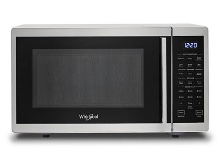 Whirlpool 0.9 Cu. Ft. Heritage Stainless Steel Countertop Microwave