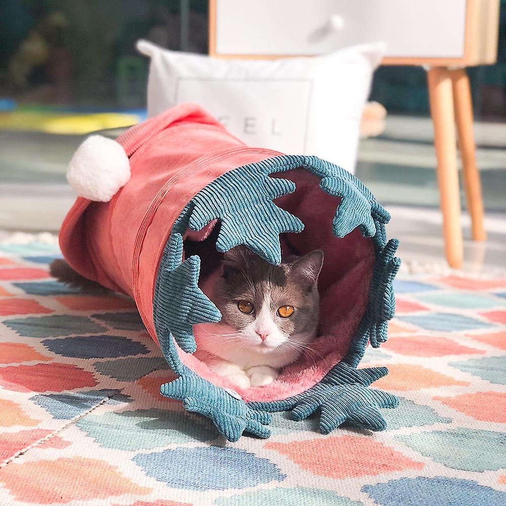 Funny vegetable shape cat tunnel