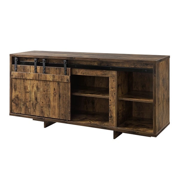 Global Pronex Bellarosa TV Stand， Rustic Oak