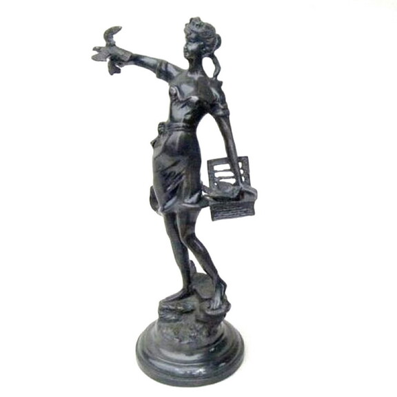 India Overseas Trading BRZ 5010 Girl With Bird  Br...