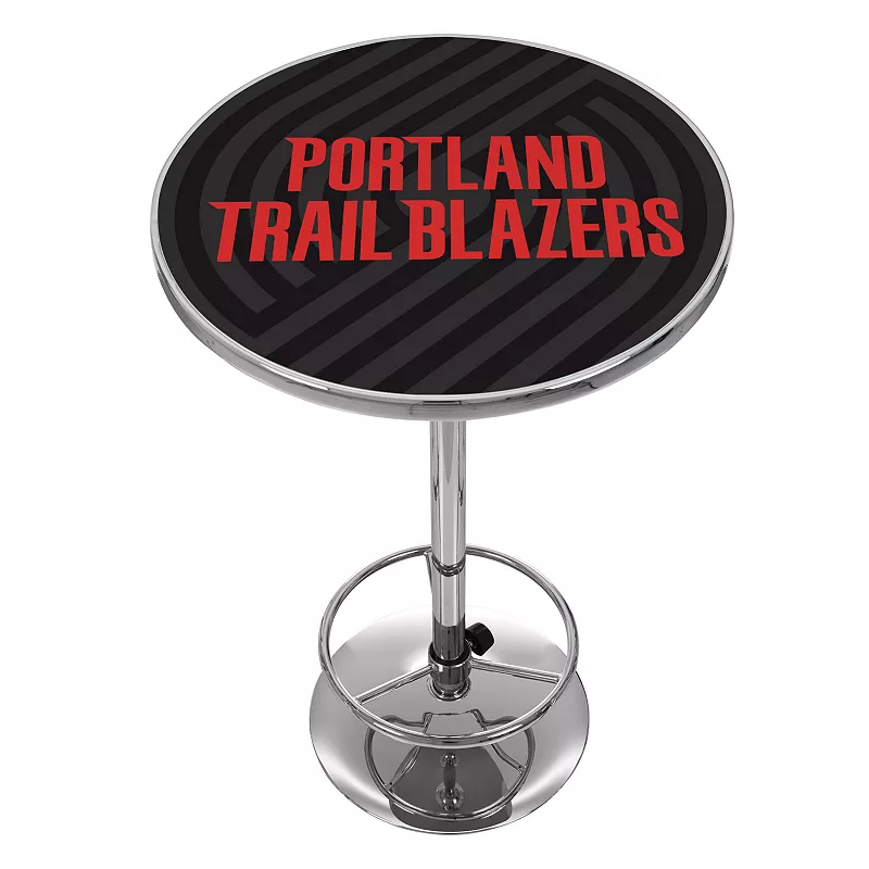 Portland Trail Blazers Chrome Pub Table