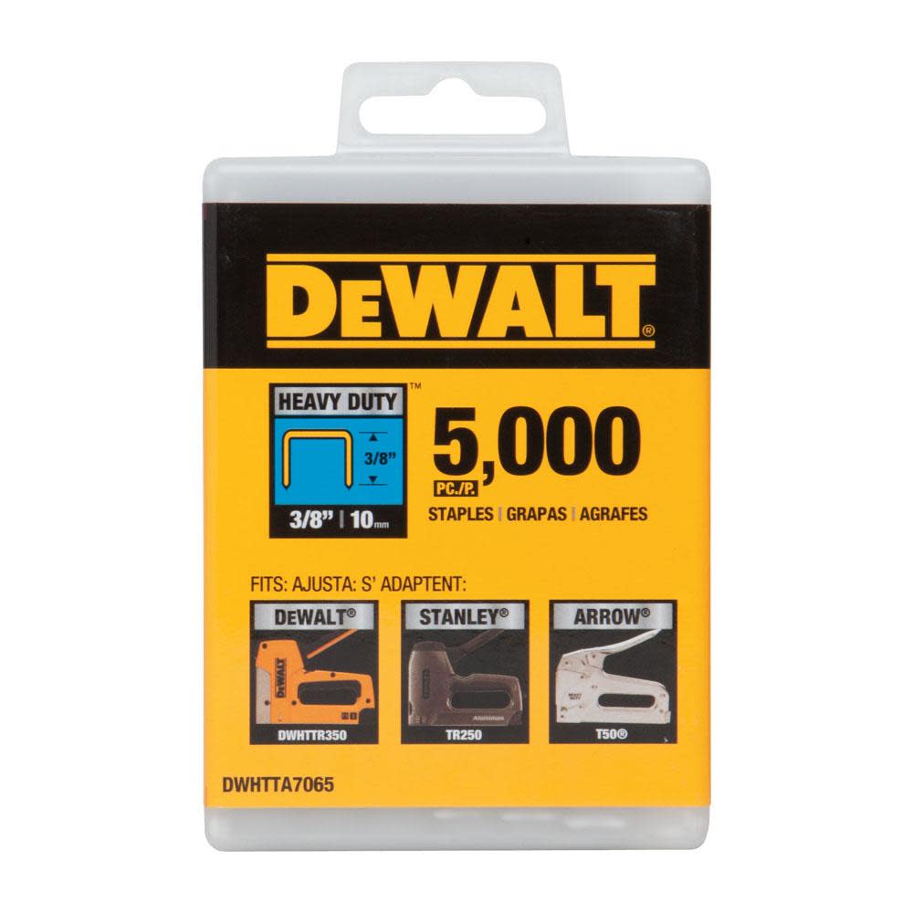 DW 5/16In. Heavy Duty Contractor Staples 5000pk DWHTTA7055 from DW