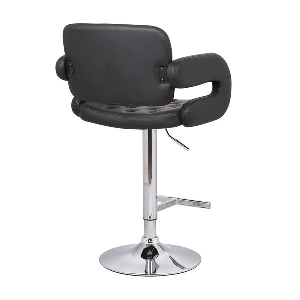 Porch and Den Coal Creek Modern Upholstered Adjustable Bar Stool