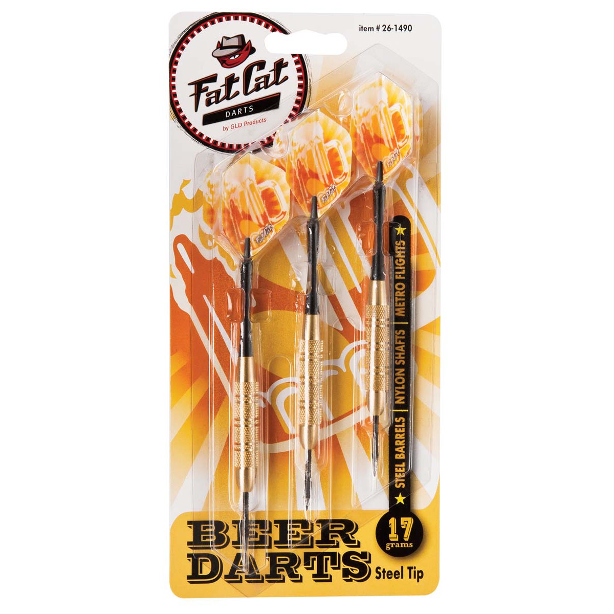 Fat Cat Beer Darts Steel Tip Darts