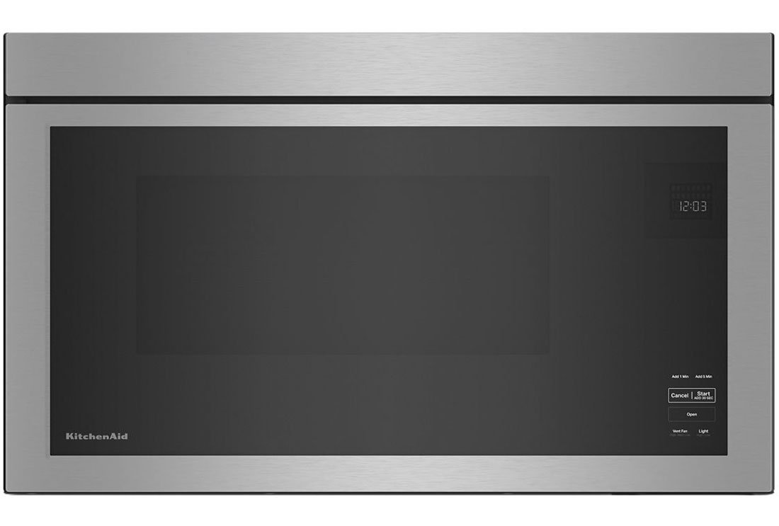 KitchenAid 1.1 Cu. Ft. Over-The-Range Microwave with Flush Built-In Design in Stainless Steel