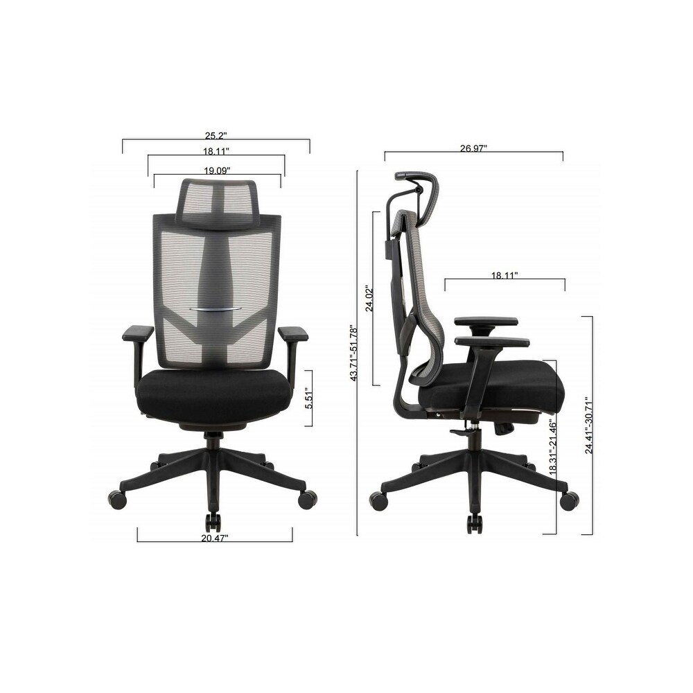 High Back Armrest Office Chair Computer Chair with Chase Back Function