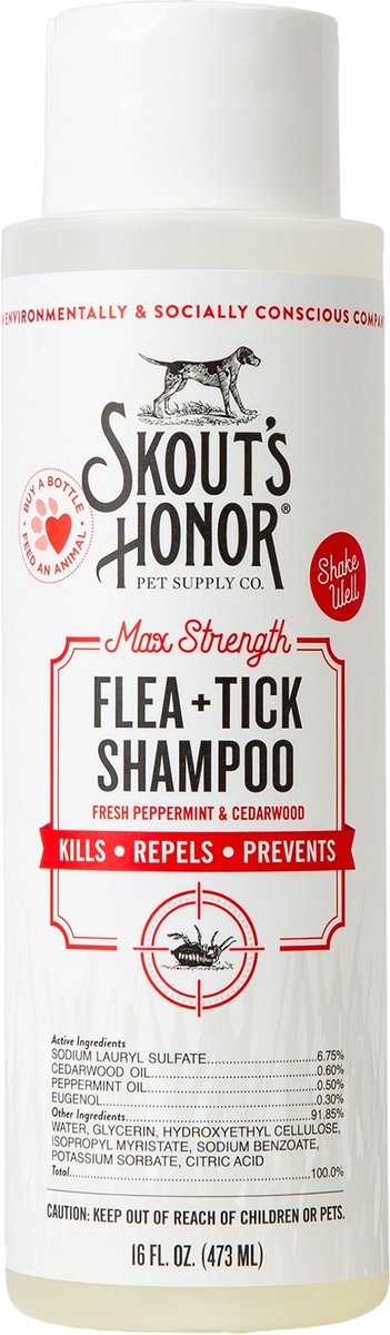 Skout's Honor Flea and Tick Shampoo for Dogs