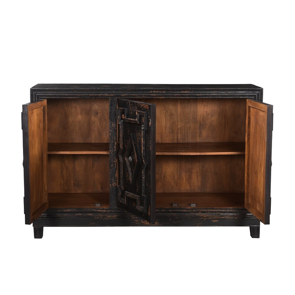 Aubrey 3 Door Diamond Sideboard   58\