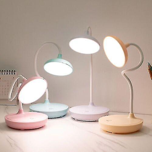 20 Led Touch Reading Light Desk Lamp Bedside Study Dimmable Usb Rechargeable