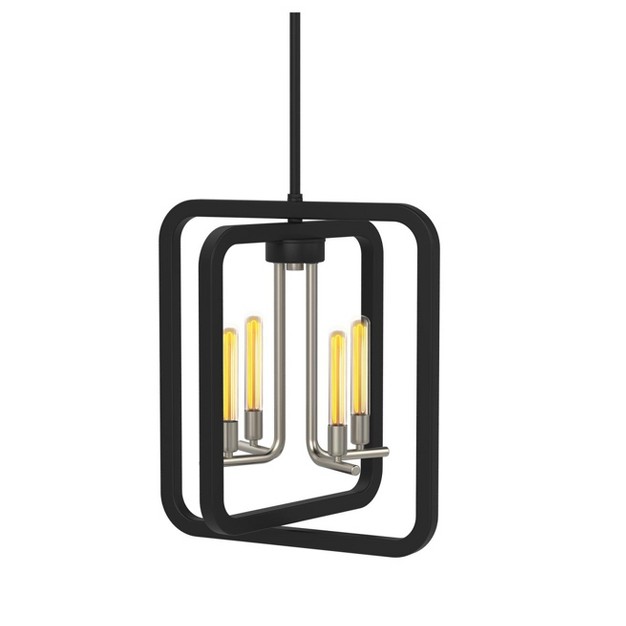 Defong 4 light Black Pendant Lighting Fixture